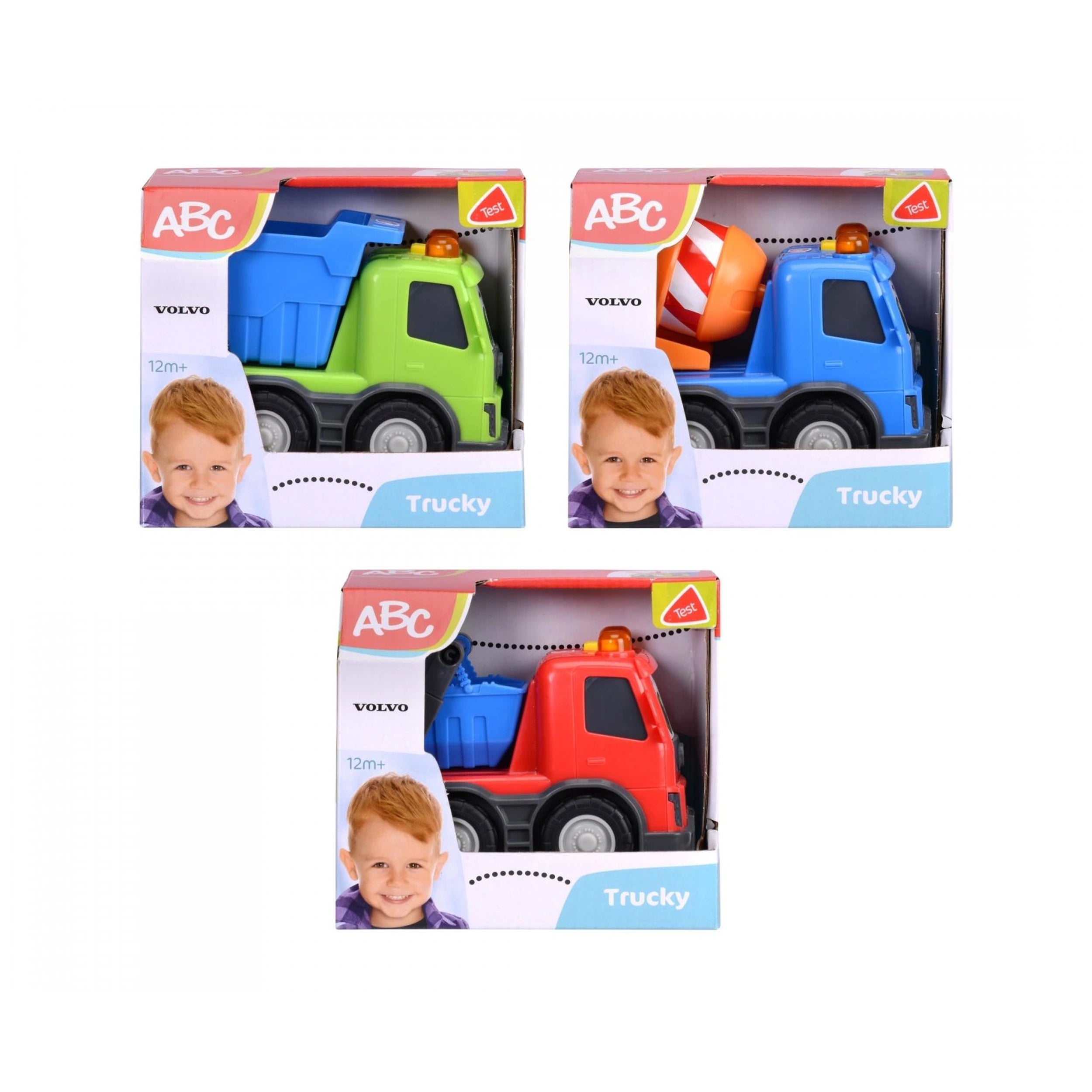 Dickie - Véhicule de jeu Volvo ABC Trucky - Véhicules de jeu
