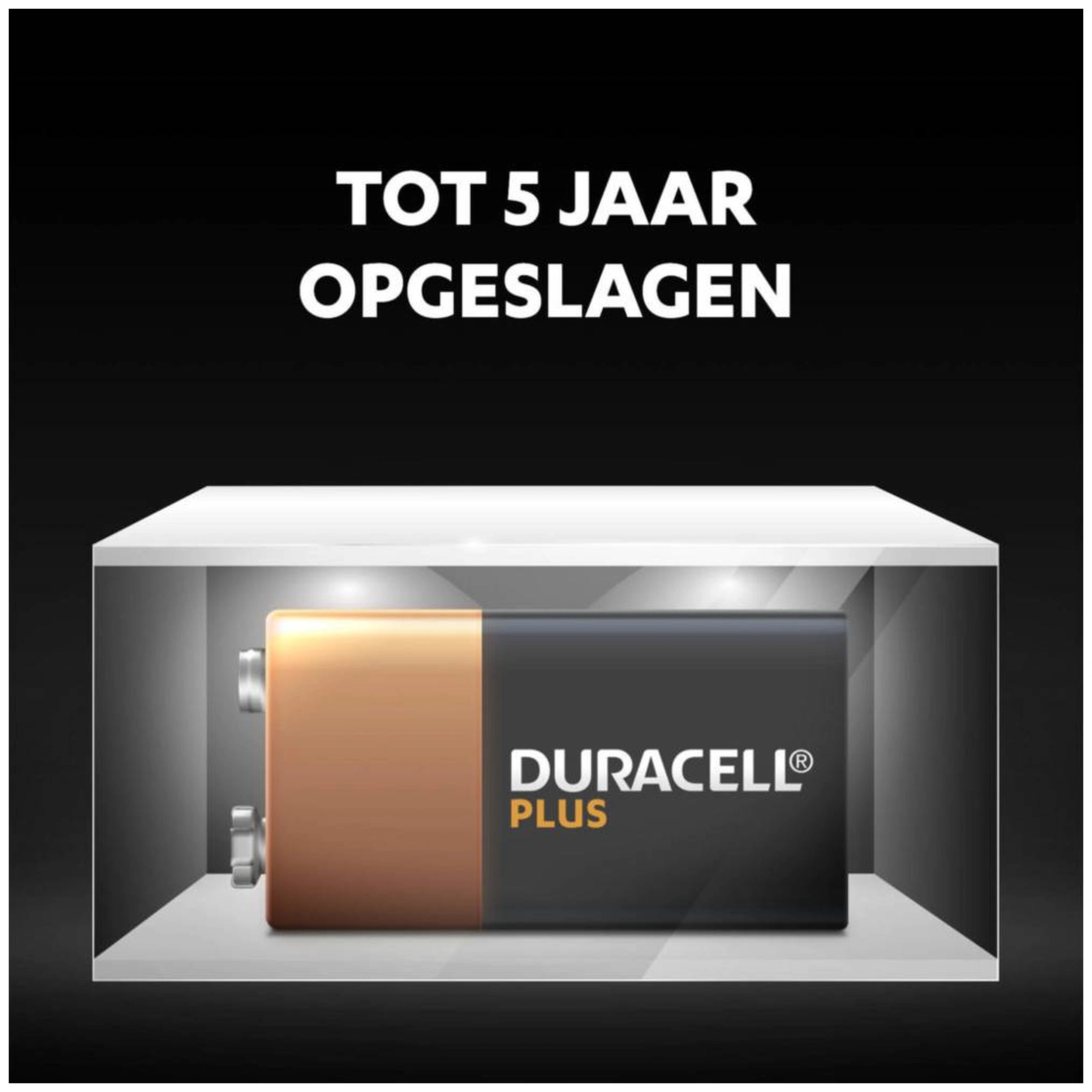 Duracell Plus-9V B1 9 V / Pp3 Battery Alkali-Manganese 9 V 1 Pc(S)