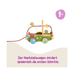 EICHHORN - Chariot à tirer Bee Happy - Jouets à pousser et à tirer