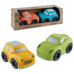 EcoMetropoli - Sustainable Wheat Straw 2-Pack Cars - Play Vehicles