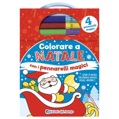 Edizioni Del Borgo - Colorare a Natale Con Pennarelli Magici - Livres - +4 - EDB59389A - Édition Italienne