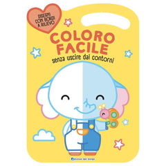 Edizioni del Borgo - Coloro Facile - Elefante - Book Age: +0M - +24M - EDB52989A - Italian Edition