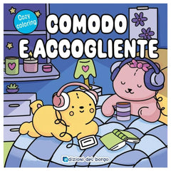 Edizioni Del Borgo - Livre de coloriage Cozy - Livres de coloriage - +3 - EDB59518A - Édition italienne