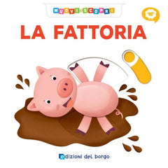 Edizioni del Borgo - Muovi e Scopri - La Fattoria - Book Age: +0M - +24M - EDB78854M - Italian Edition