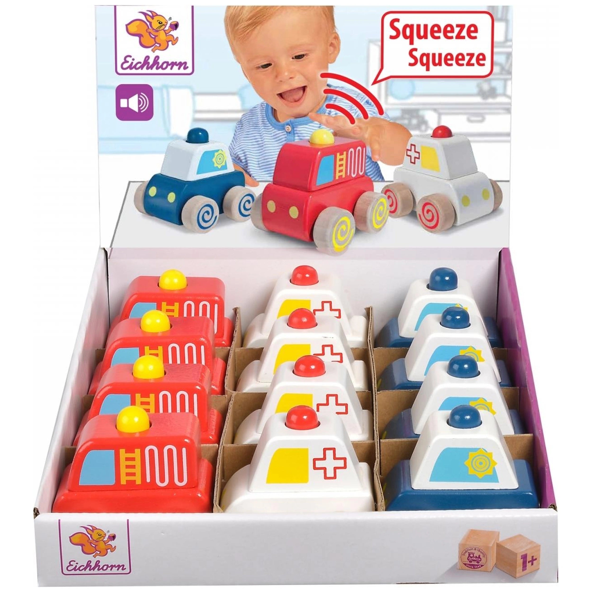 Eichhorn - Baby Emergency Car with Siren - Play Vehicles