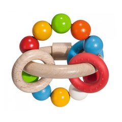 Eichhorn - Anneau de préhension en bois pour bébé 3D - Hochets - Hochets
