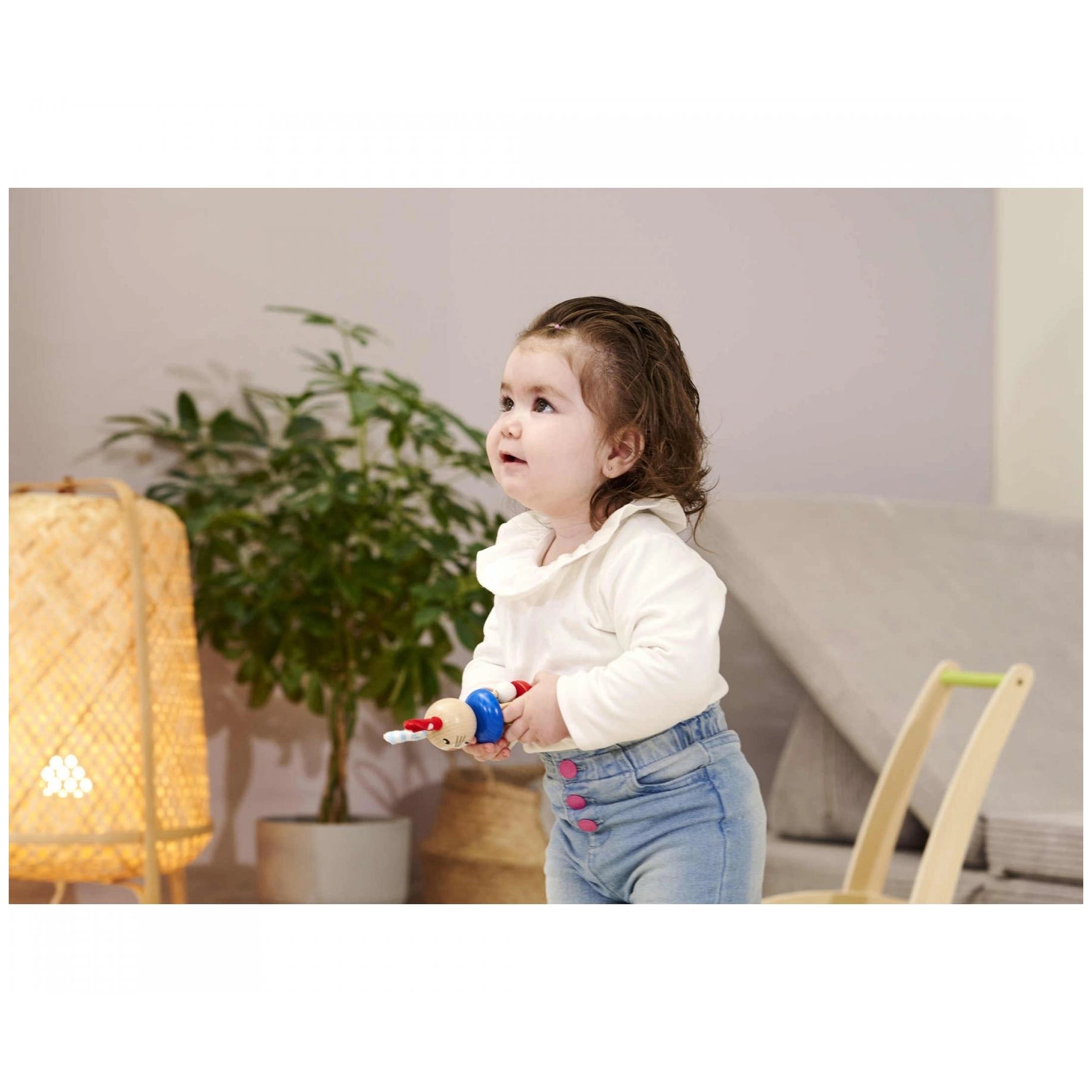 Eichhorn - Hochet en bois pour bébé Lapin - Hochets - Hochets