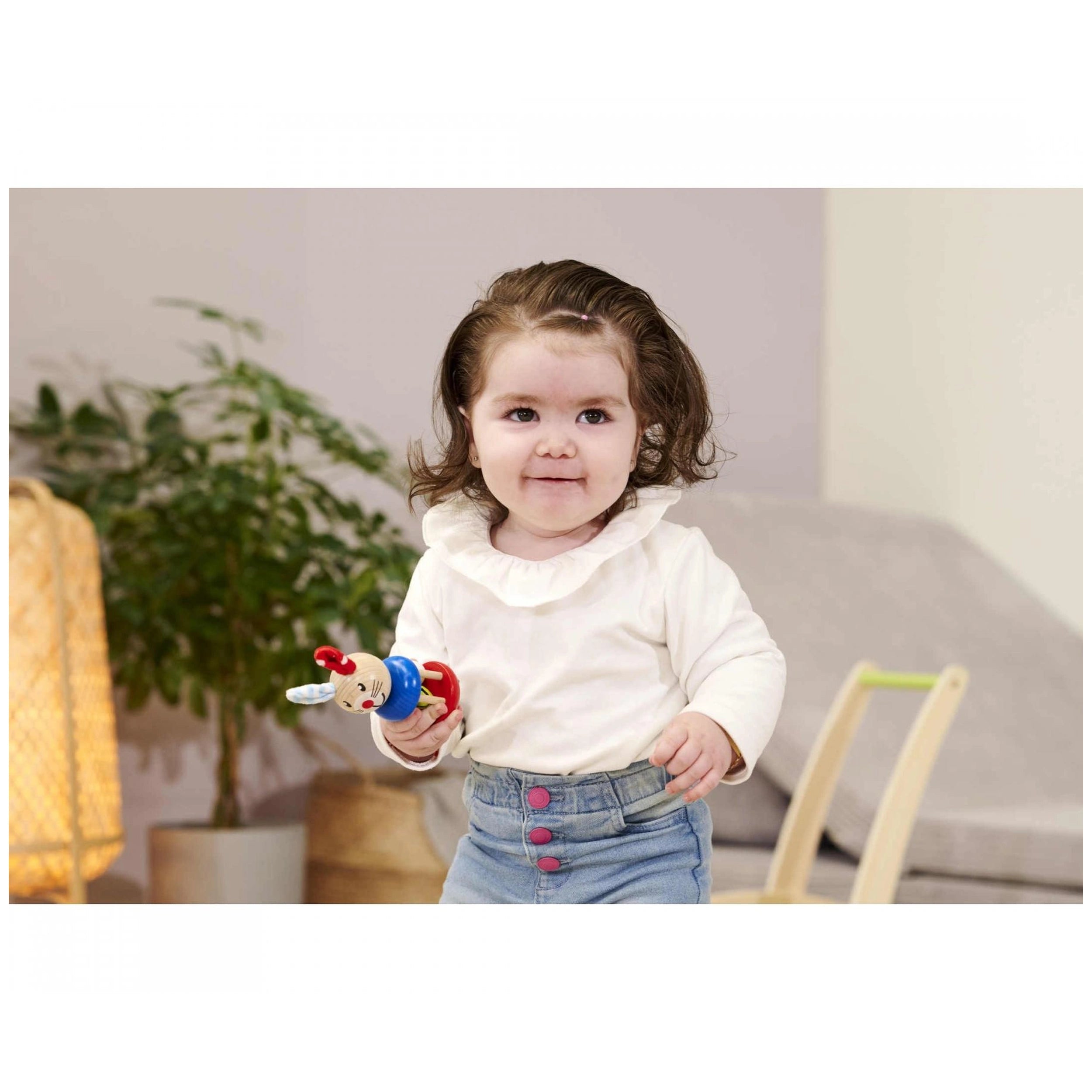 Eichhorn - Hochet en bois pour bébé Lapin - Hochets - Hochets