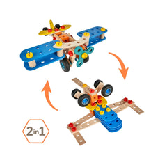 Eichhorn - Ensemble de Construction Biplan et Vaisseau Spatial - 4 Ans - 58701338