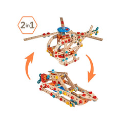 Eichhorn - Ensemble de Construction Hélicoptère et Bateau 2 - en - 1 - 5 Ans - 58701369