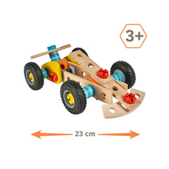 Eichhorn - Ensemble de Construction Voiture de Course - Jouets de Construction - 3 Ans+ - 58701337