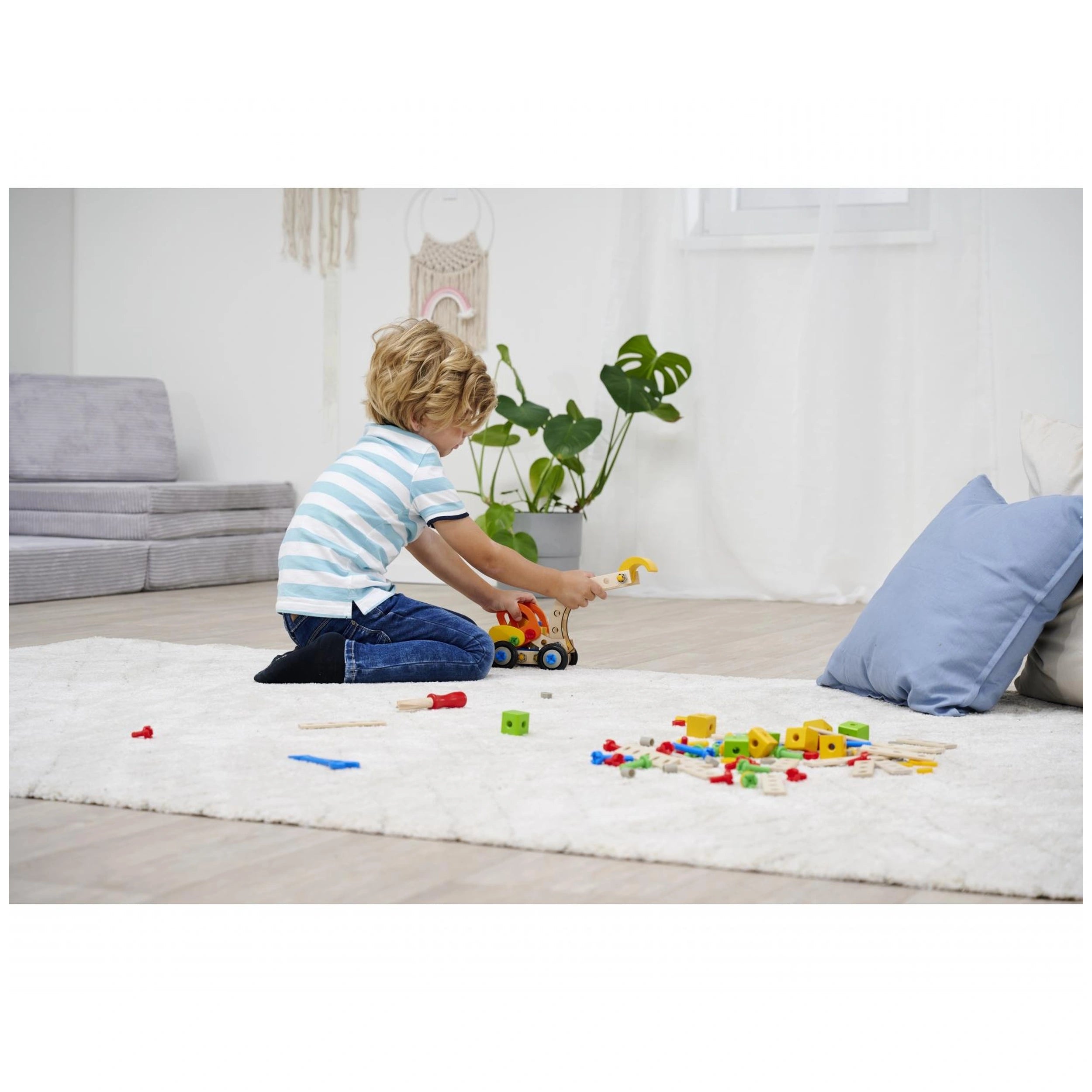 Eichhorn - Constructor 3in1 - 90 Pcs - Construction Set Toys