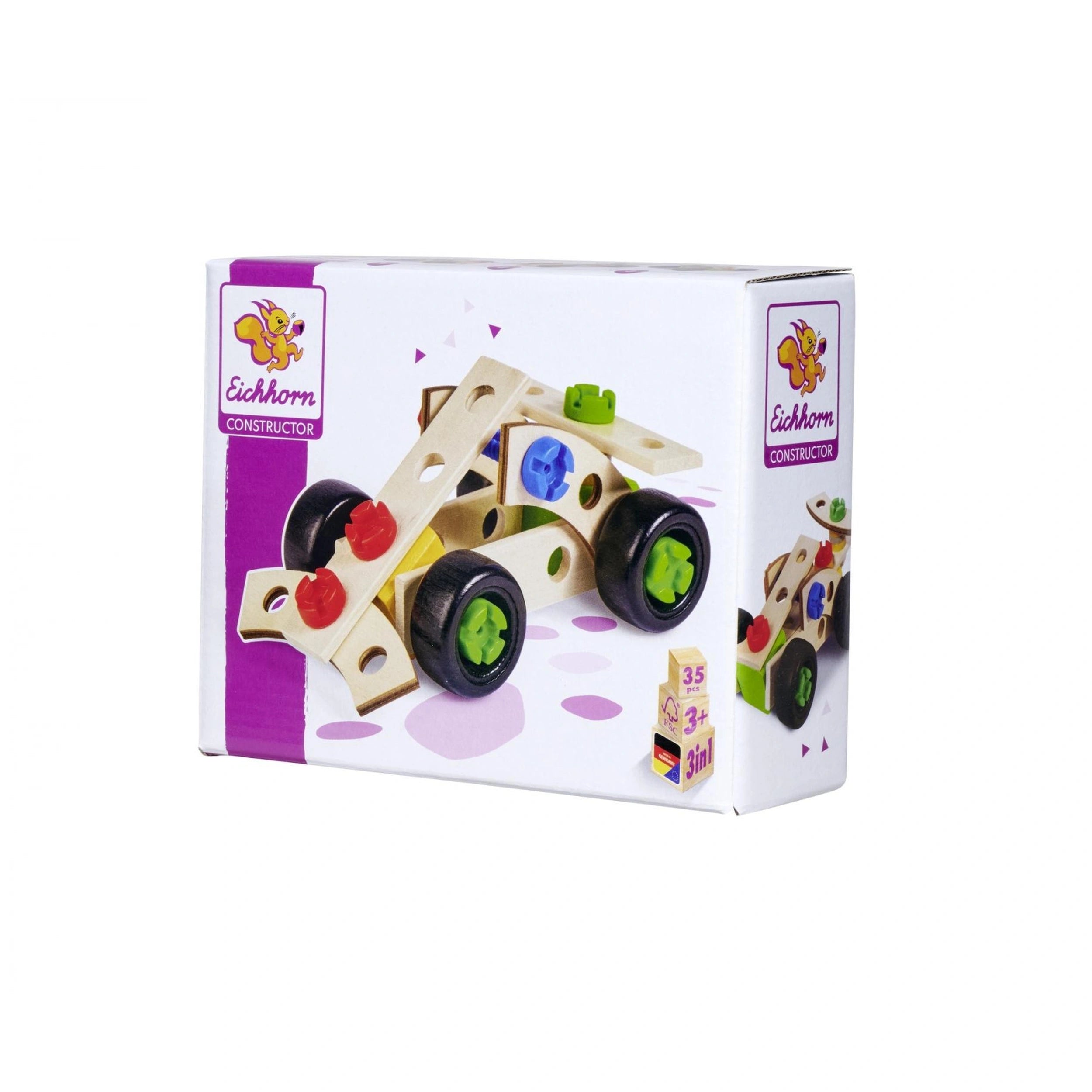 Eichhorn - Constructor 3in1 Race Car 35 Pcs - Construction Set Toys