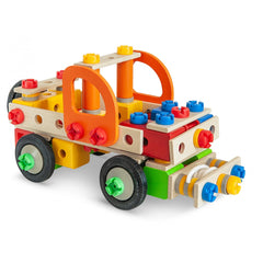 Eichhorn - Camion Grue 4 en 1 - 170 Pièces - Jouets de Construction - Jouets de Construction