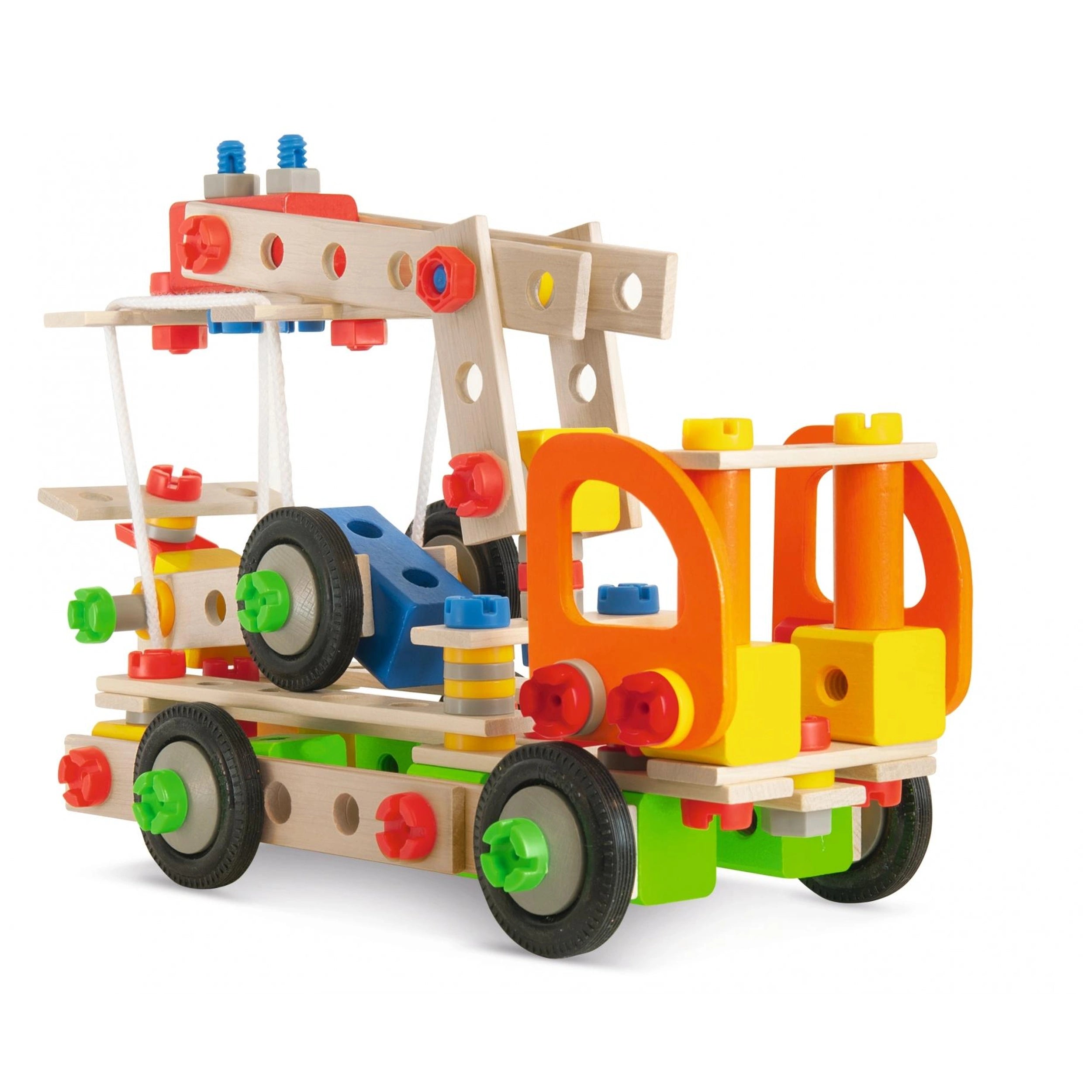 Eichhorn - Camion Grue 4 en 1 - 170 Pièces - Jouets de Construction - Jouets de Construction