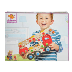Eichhorn - Véhicules auxiliaires de constructeur 3 en 1 155 pièces - Jouets de construction - Jouets de construction