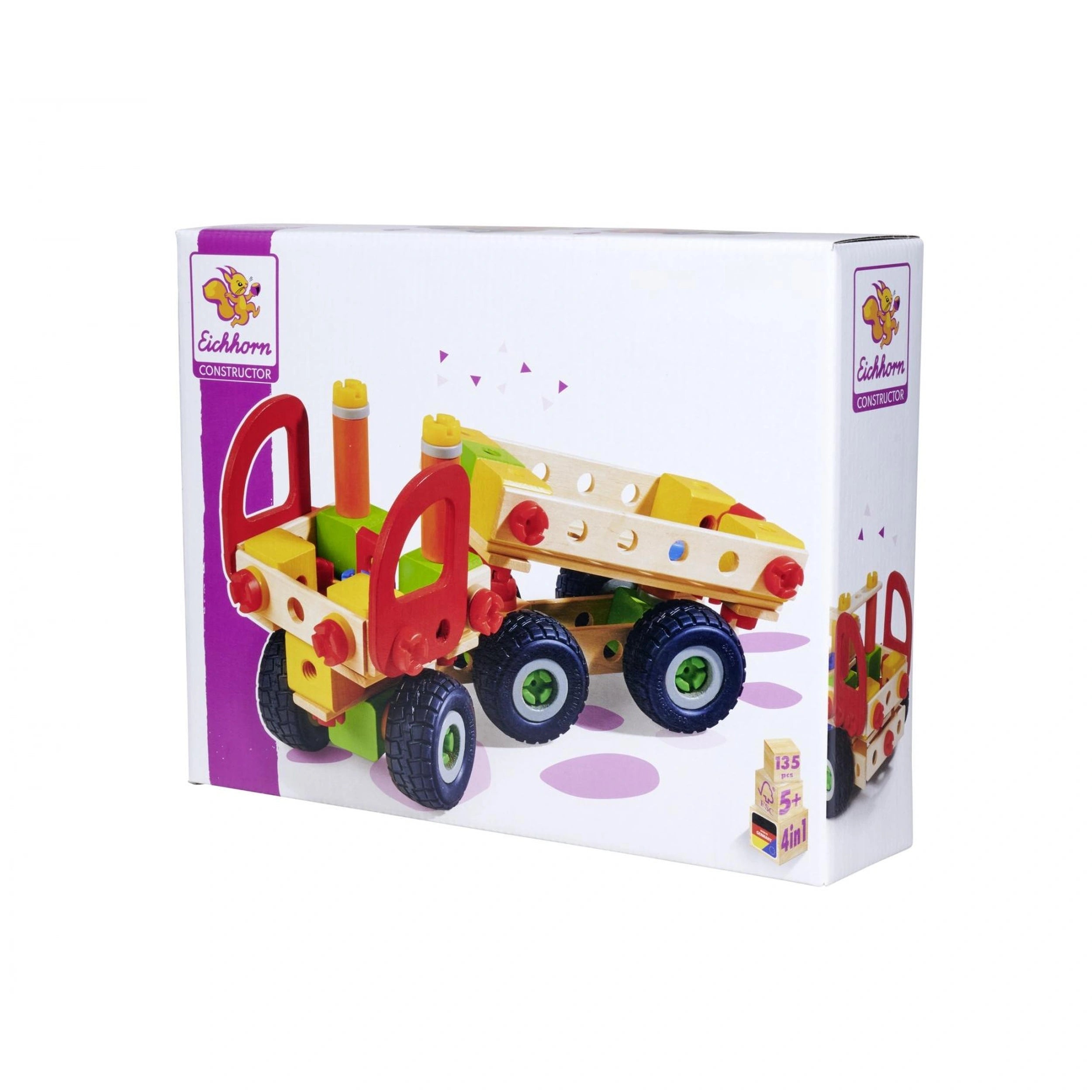 Eichhorn - Camion constructeur - 135 pièces - Jouets de construction - Jouets de construction