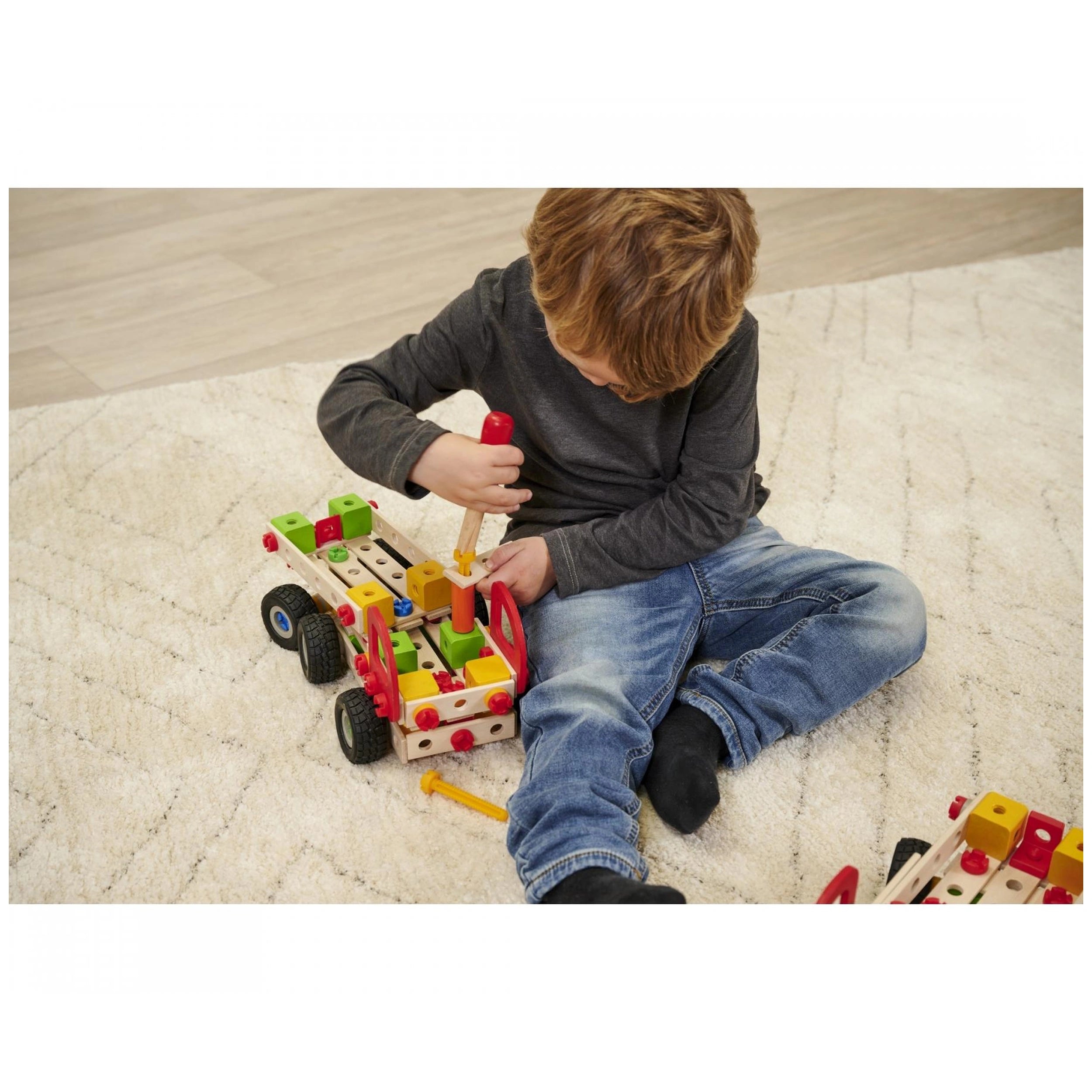 Eichhorn - Camion constructeur - 135 pièces - Jouets de construction - Jouets de construction