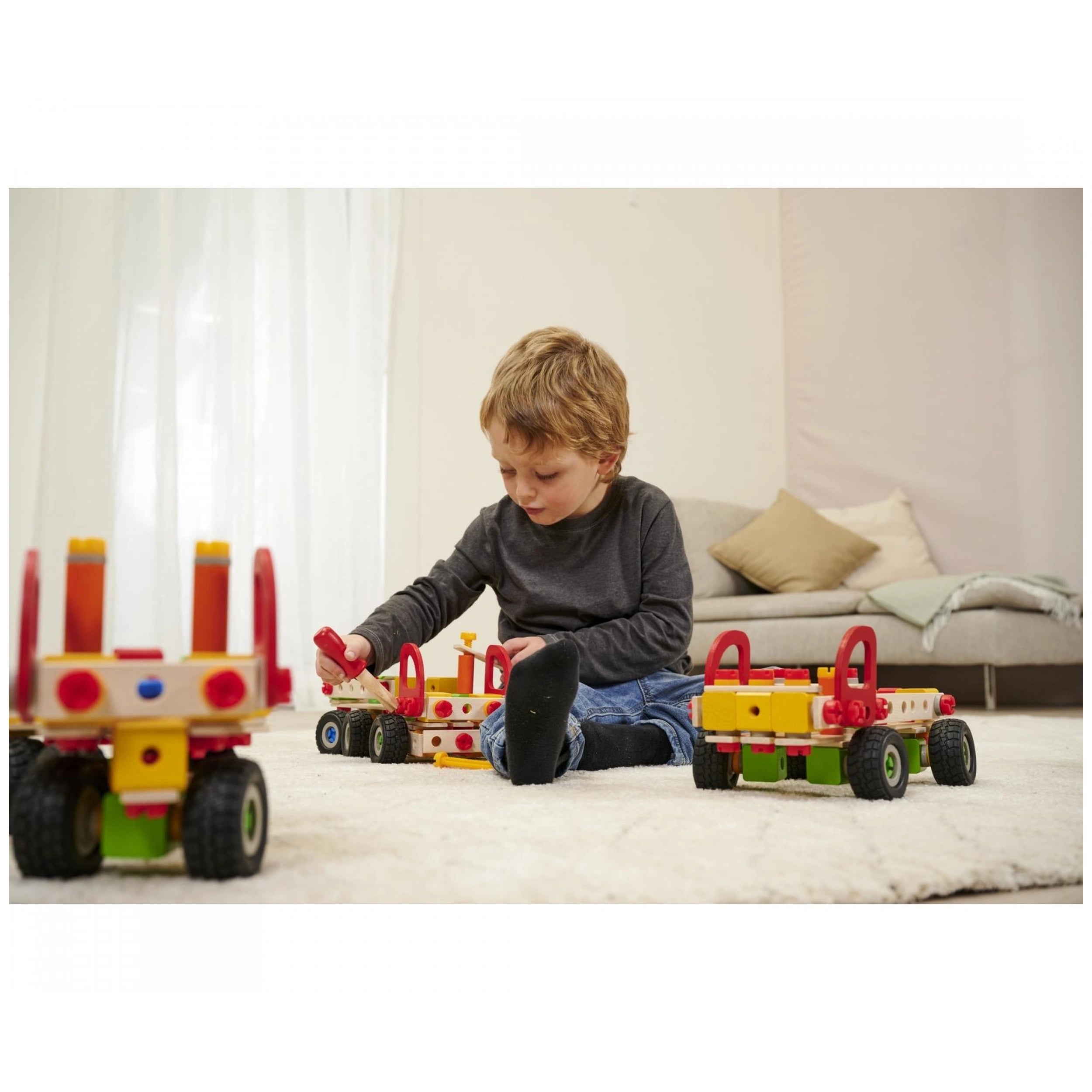 Eichhorn - Camion constructeur - 135 pièces - Jouets de construction - Jouets de construction