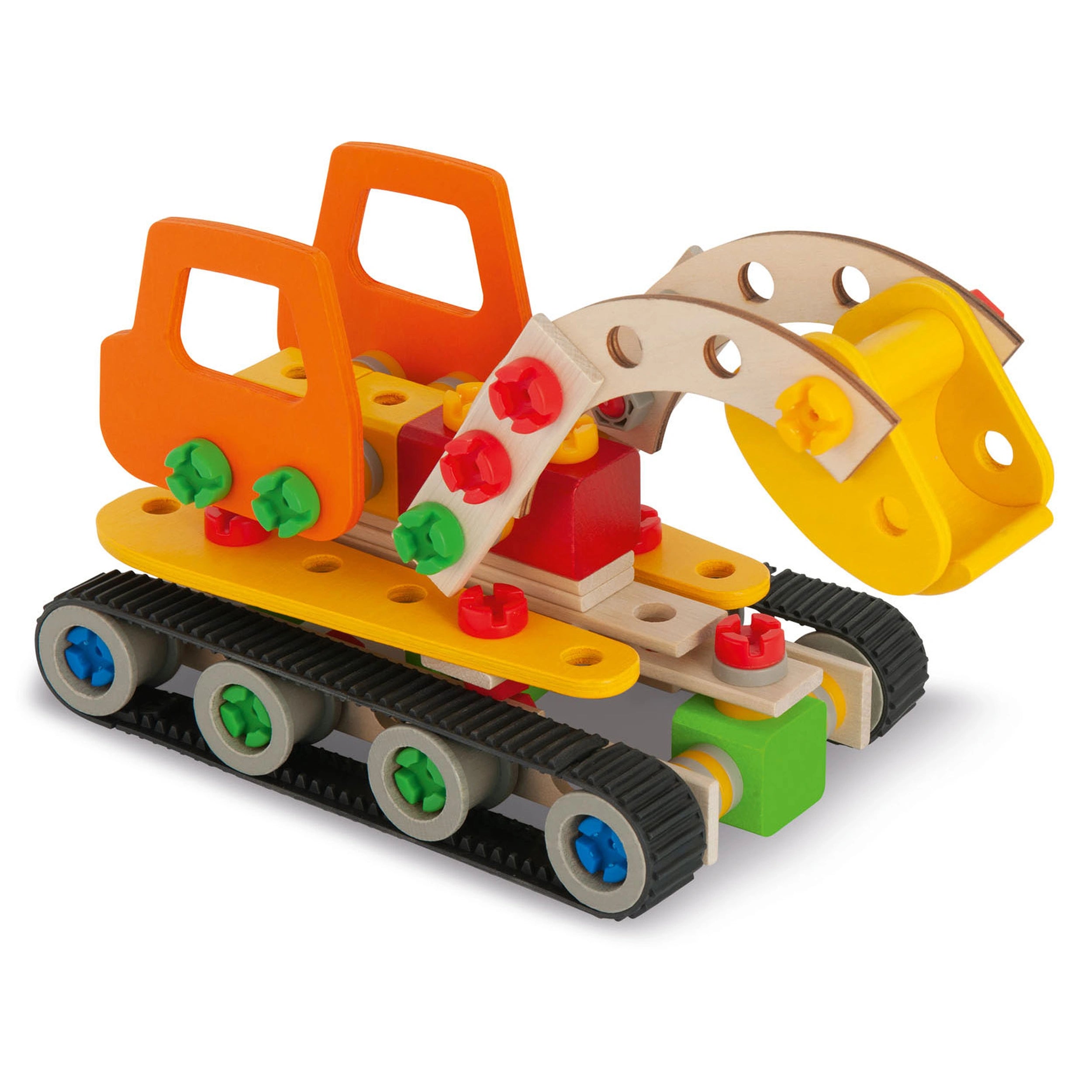 Eichhorn - Véhicules de travail constructeur 4 en 1 - 170 pièces - Jouets de construction - Jouets de construction