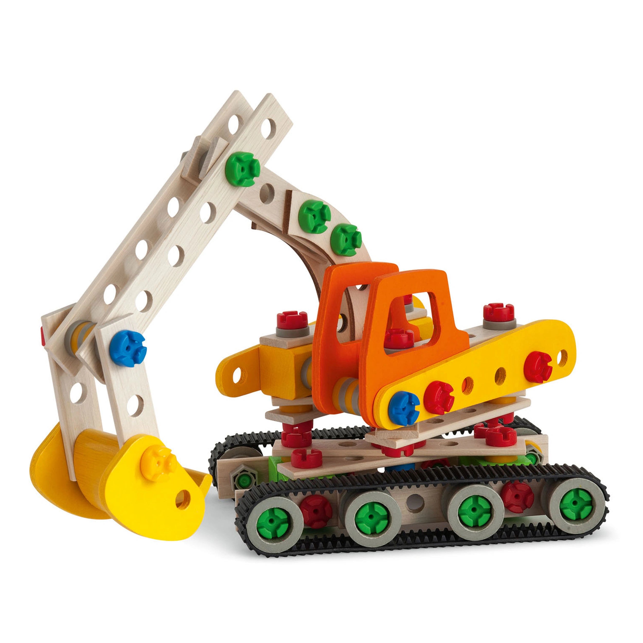 Eichhorn - Véhicules de travail constructeur 4 en 1 - 170 pièces - Jouets de construction - Jouets de construction