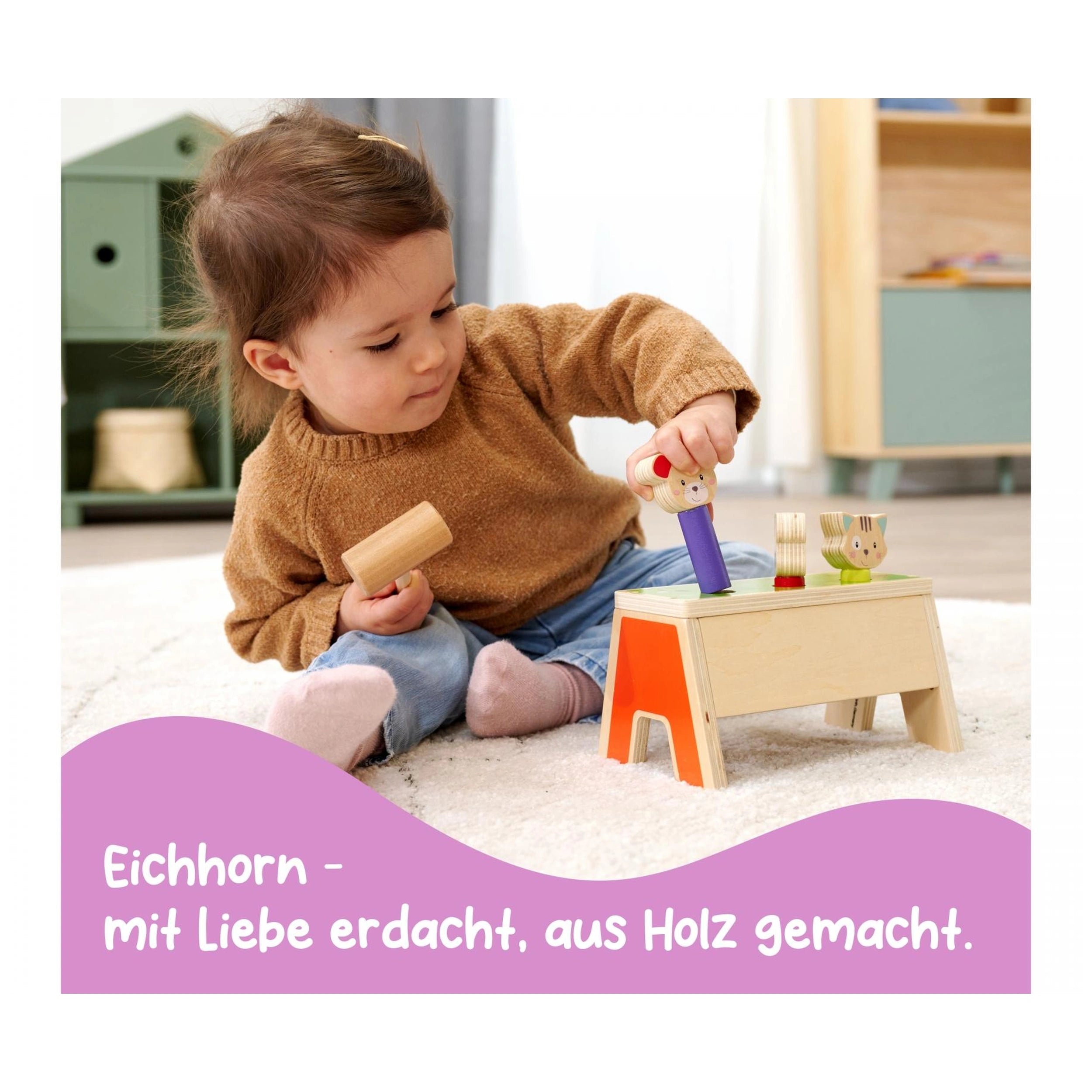 Eichhorn - Knocking Game Pop Up - Baby Activity Toys
