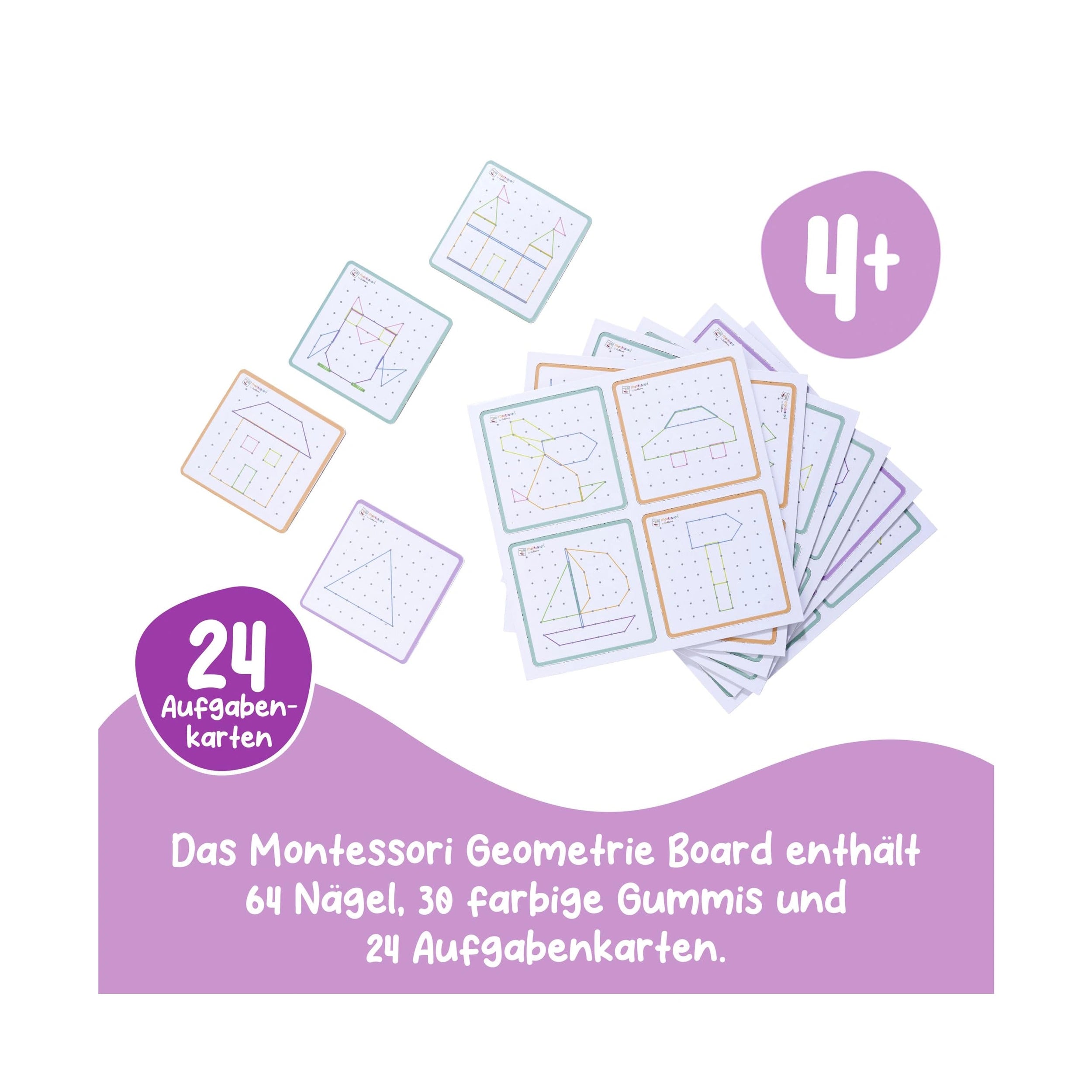 Eichhorn - Montessori Geometry Board - Educational Toys