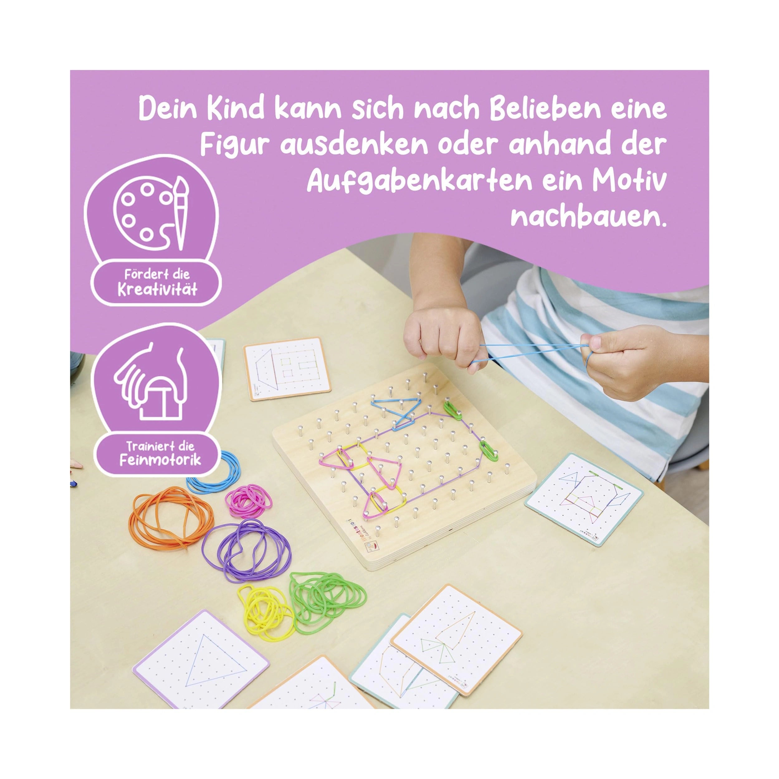 Eichhorn - Montessori Geometry Board - Educational Toys