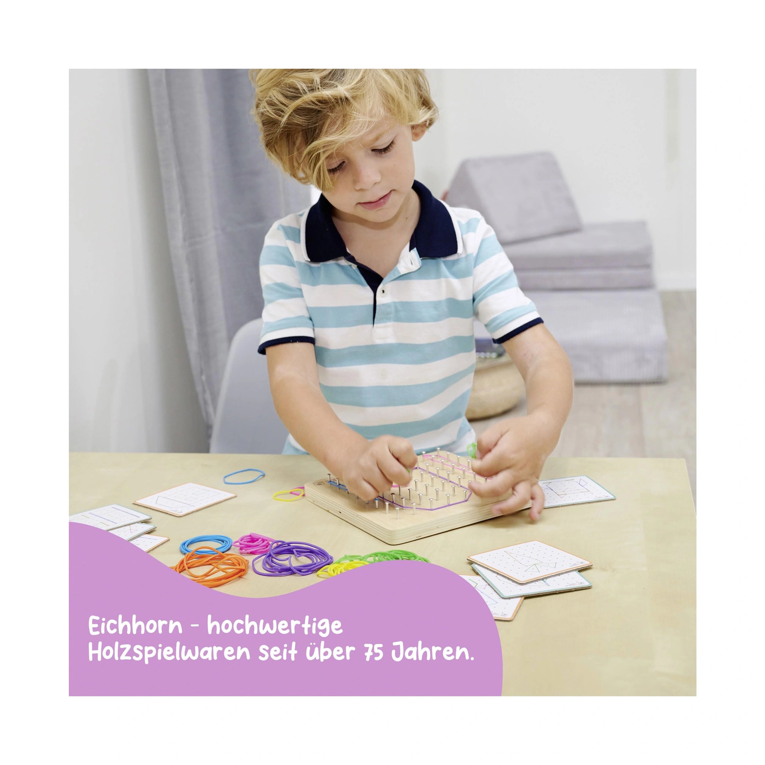 Eichhorn - Montessori Geometry Board - Educational Toys