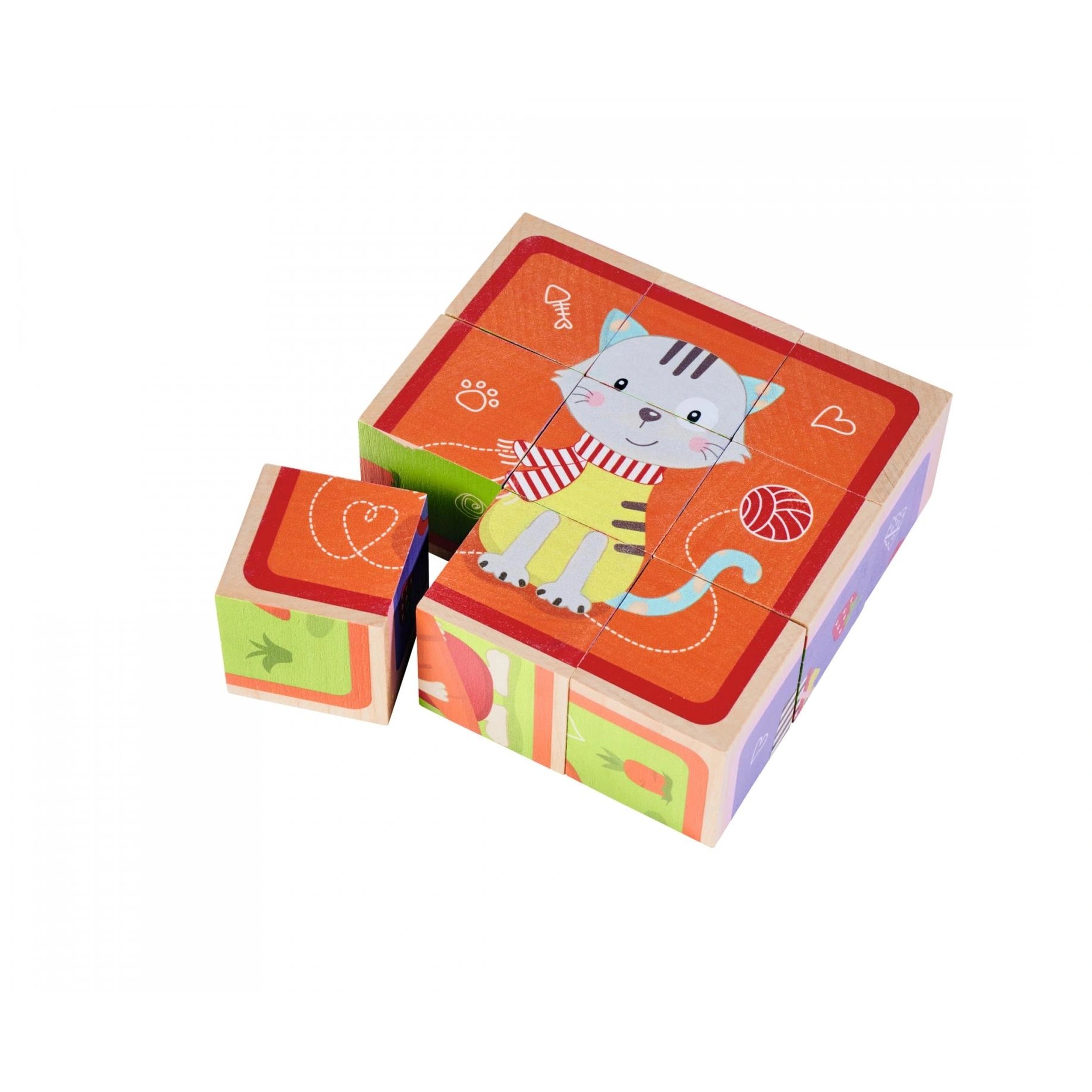 Eichhorn - Picture Cube Friends - 9 Pcs - Puzzles - Puzzles