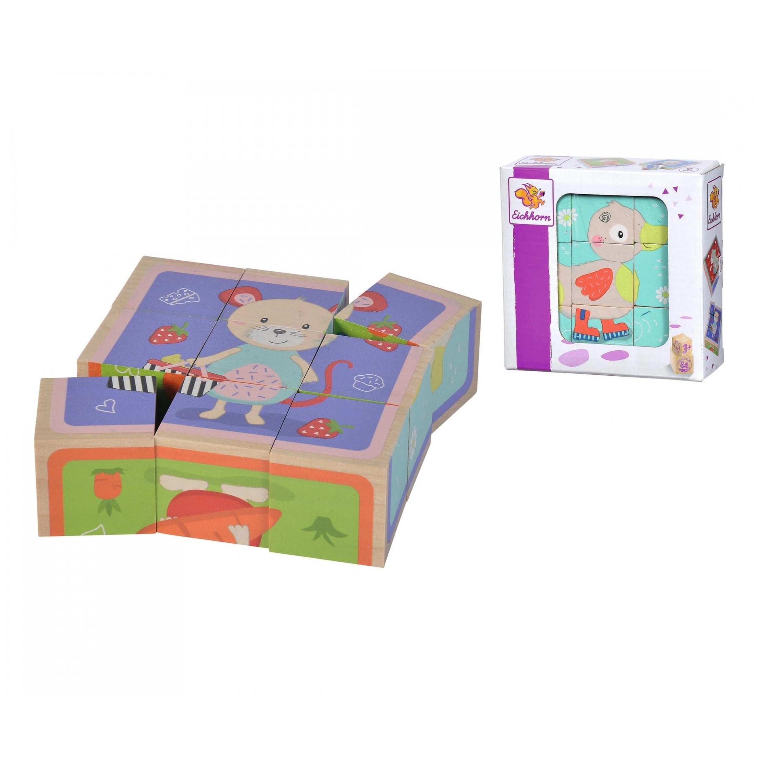 Eichhorn - Picture Cube Friends - 9 Pcs - Puzzles - Puzzles