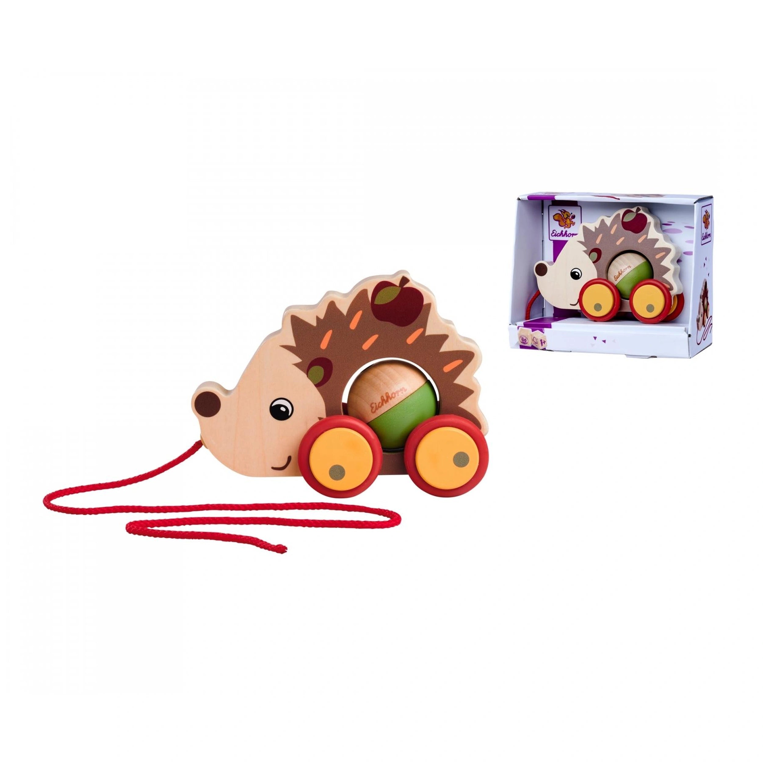 Eichhorn - Pull Back Hedgehog - Push & Pull Toys