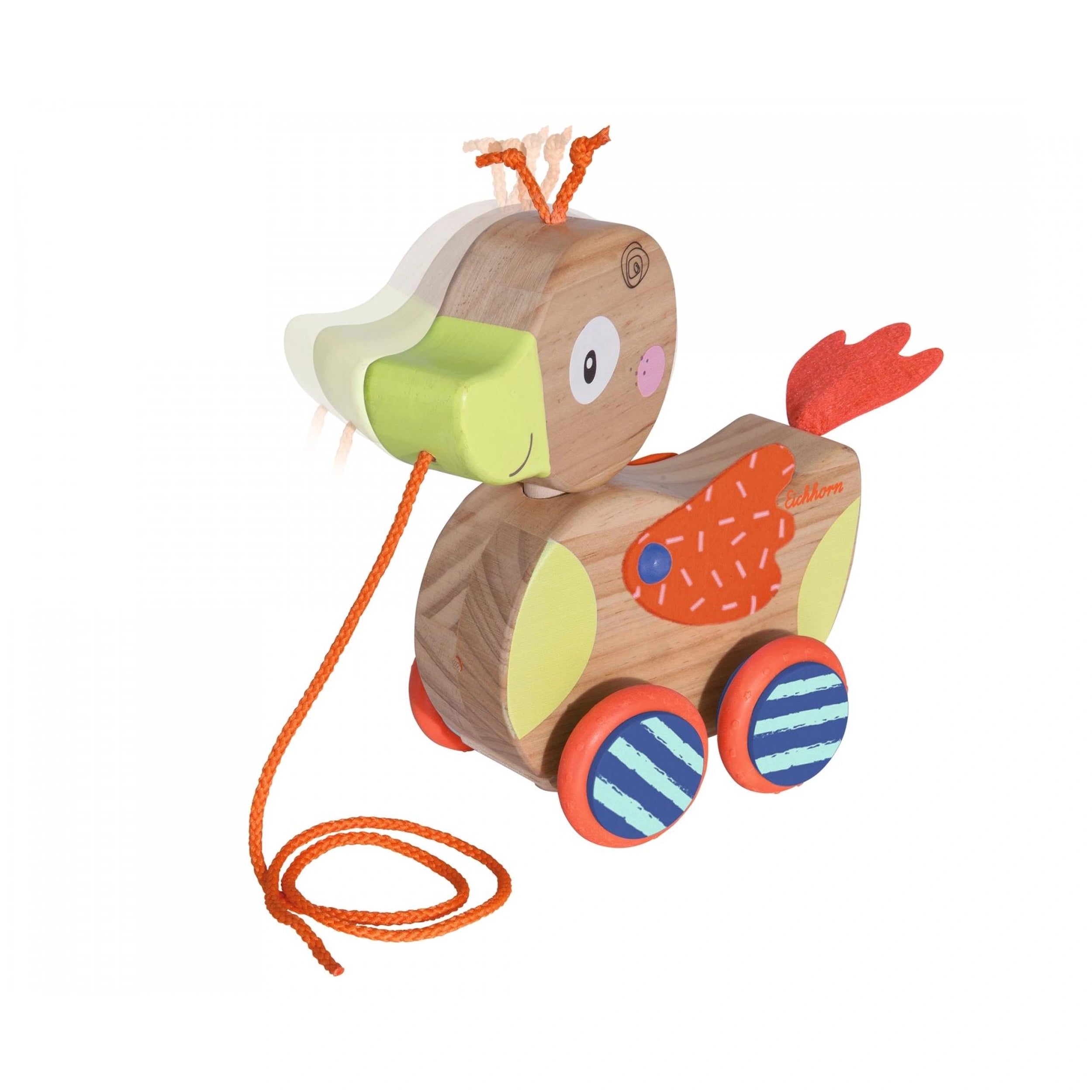 Eichhorn - Canard à tirer - Jouets à pousser et à tirer - Jouets à pousser et à tirer