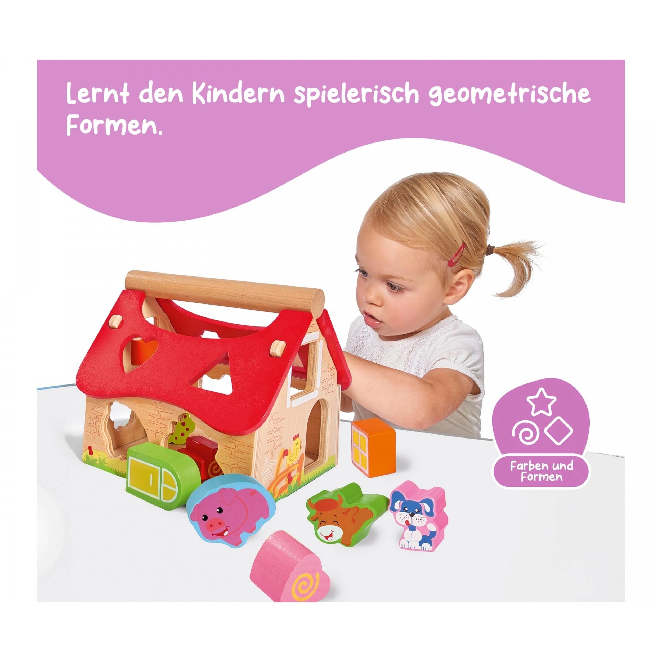 Eichhorn - Ferme de tri - Jouets d'activité pour bébé - Jouets d'activité pour bébé