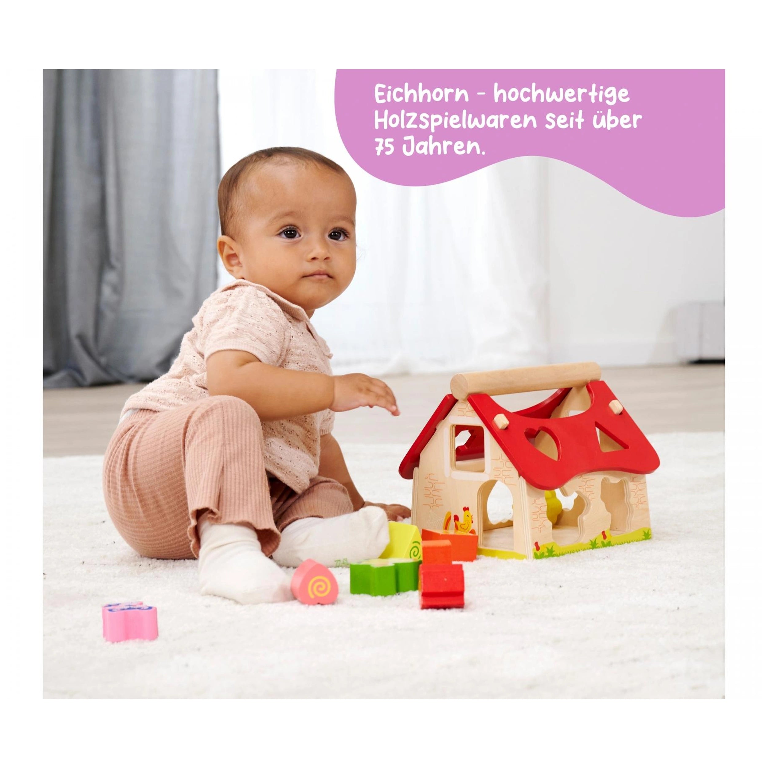 Eichhorn - Ferme de tri - Jouets d'activité pour bébé - Jouets d'activité pour bébé