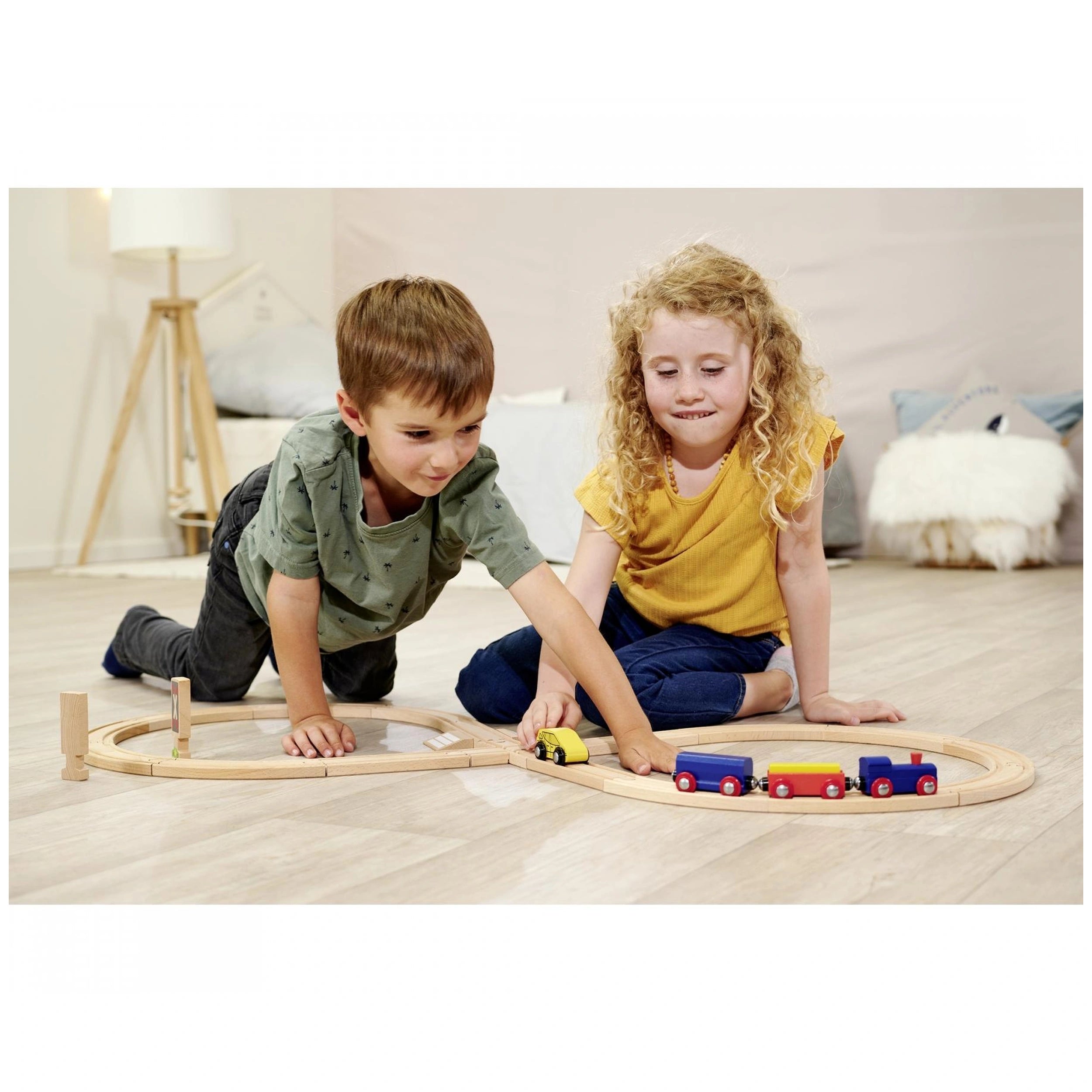 Eichhorn - Ensemble de jeu de rails de train 8 figures - 27 pièces - Trains jouets et ensembles de train - Trains jouets et ensembles de train