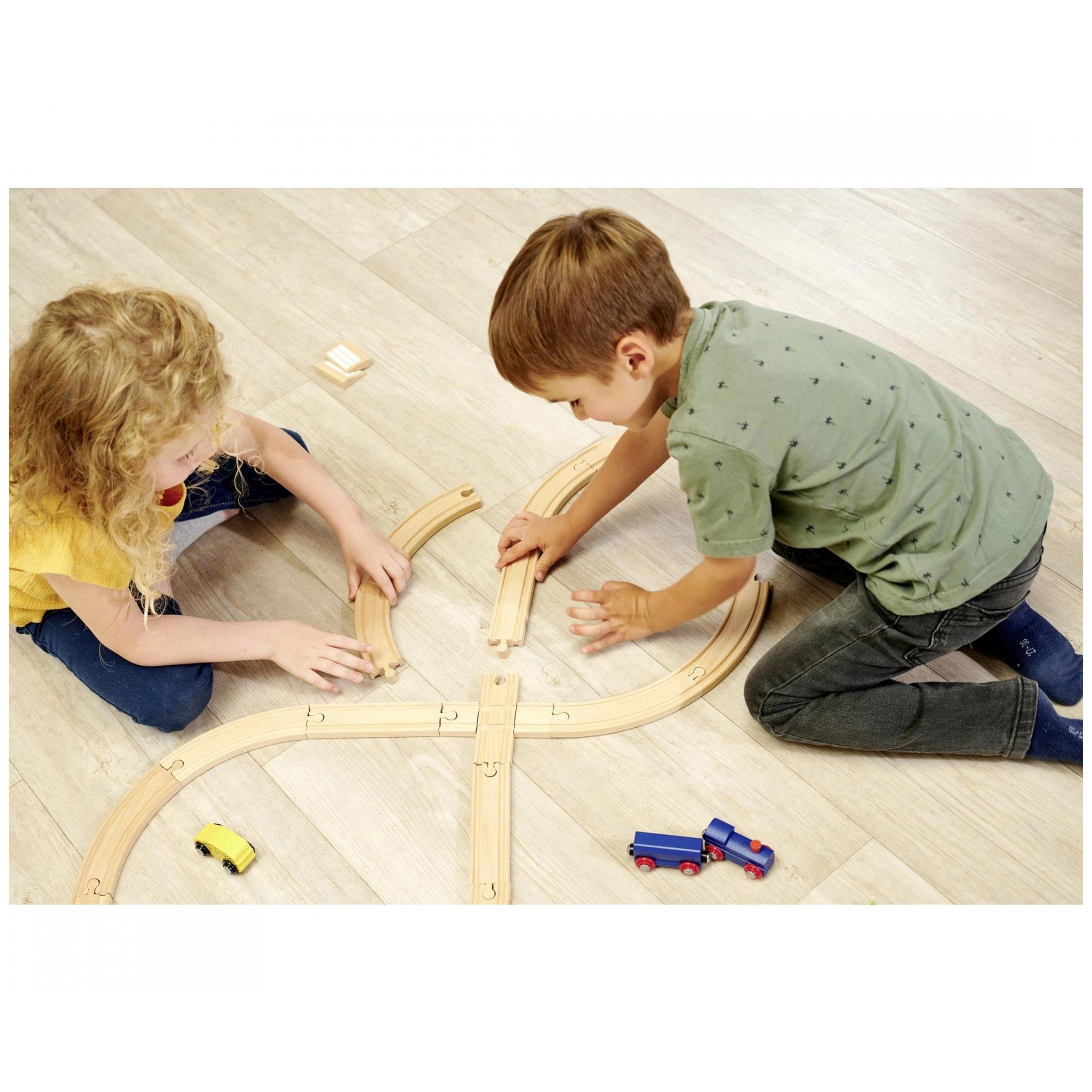 Eichhorn - Ensemble de jeu de rails de train 8 figures - 27 pièces - Trains jouets et ensembles de train - Trains jouets et ensembles de train