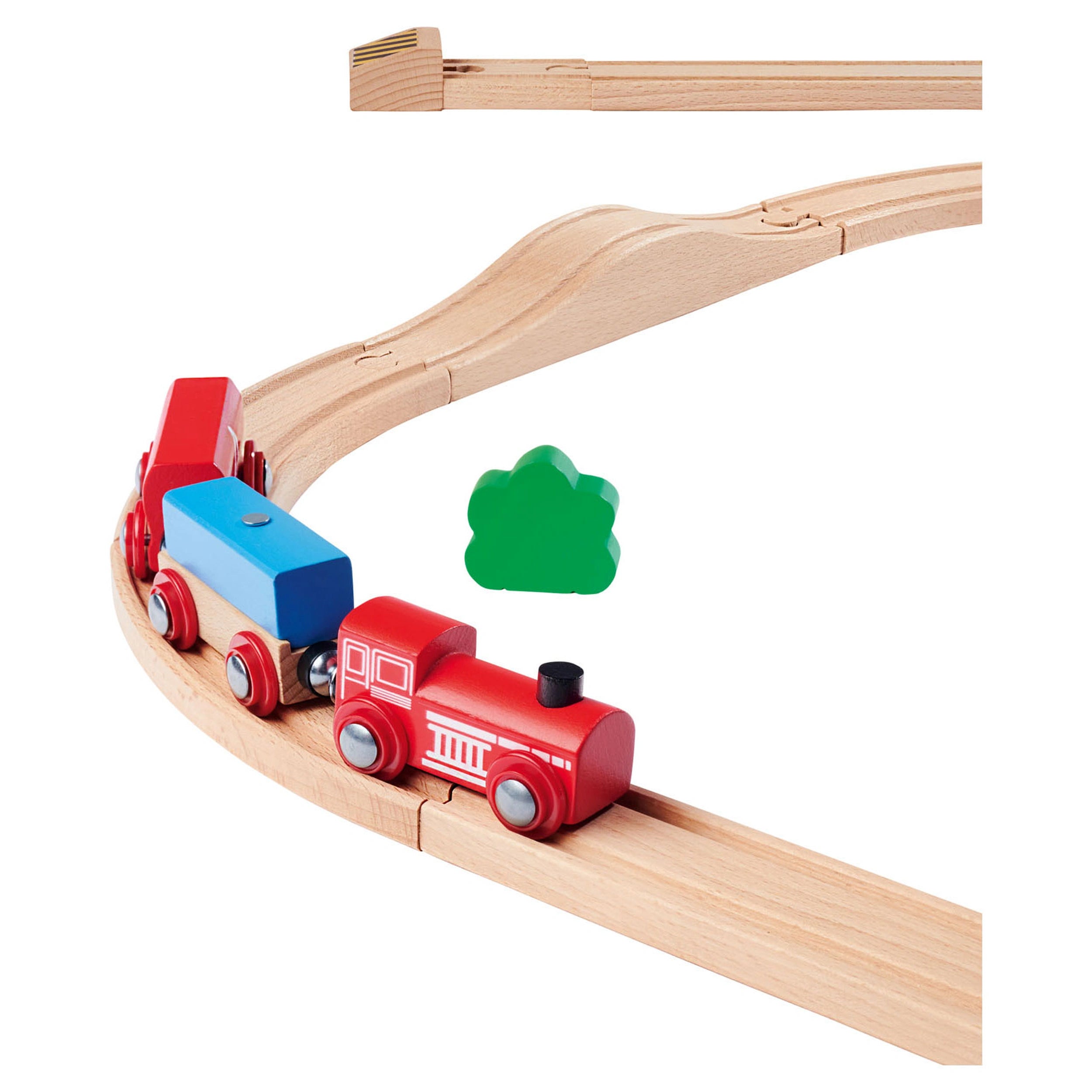 Eichhorn - Train Track with Bridge Playset - 33 Pcs - Toy Trains & Train Sets - Toy Trains & Train Sets