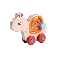 Eichhorn - Jouet Escargot à Pousser - Jouets à Tirer et Pousser - 1 an - 58701103