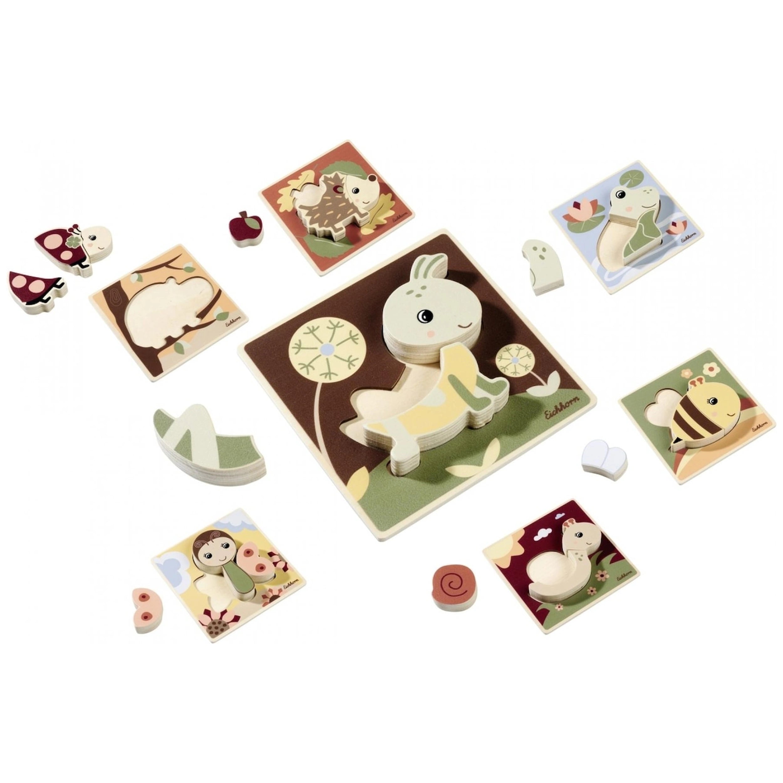 Eichhorn - Wooden Animal Puzzle - Random Selection - Puzzles
