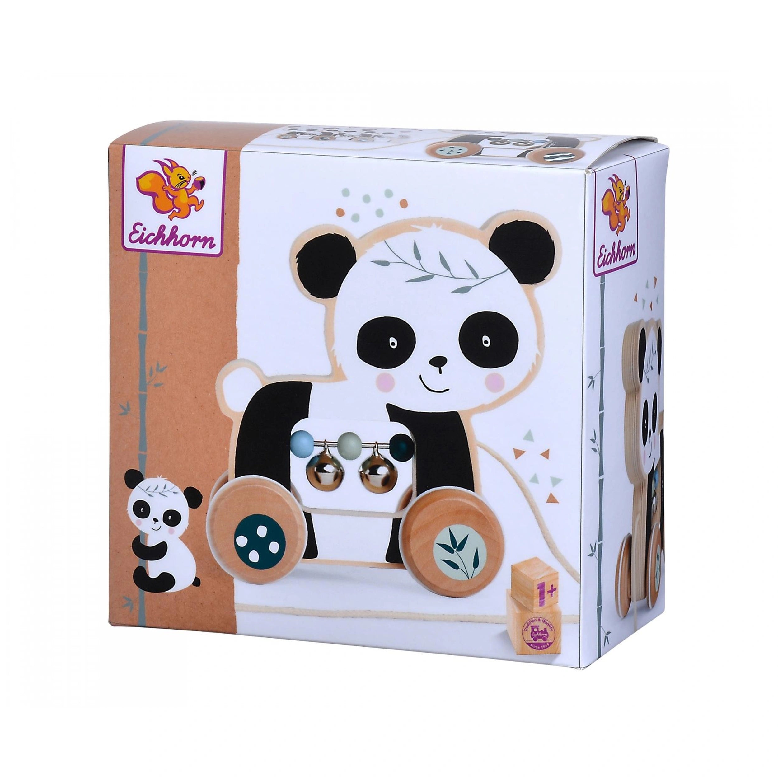 Eichhorn - Wooden Pull Animal Panda - Push & Pull Toys