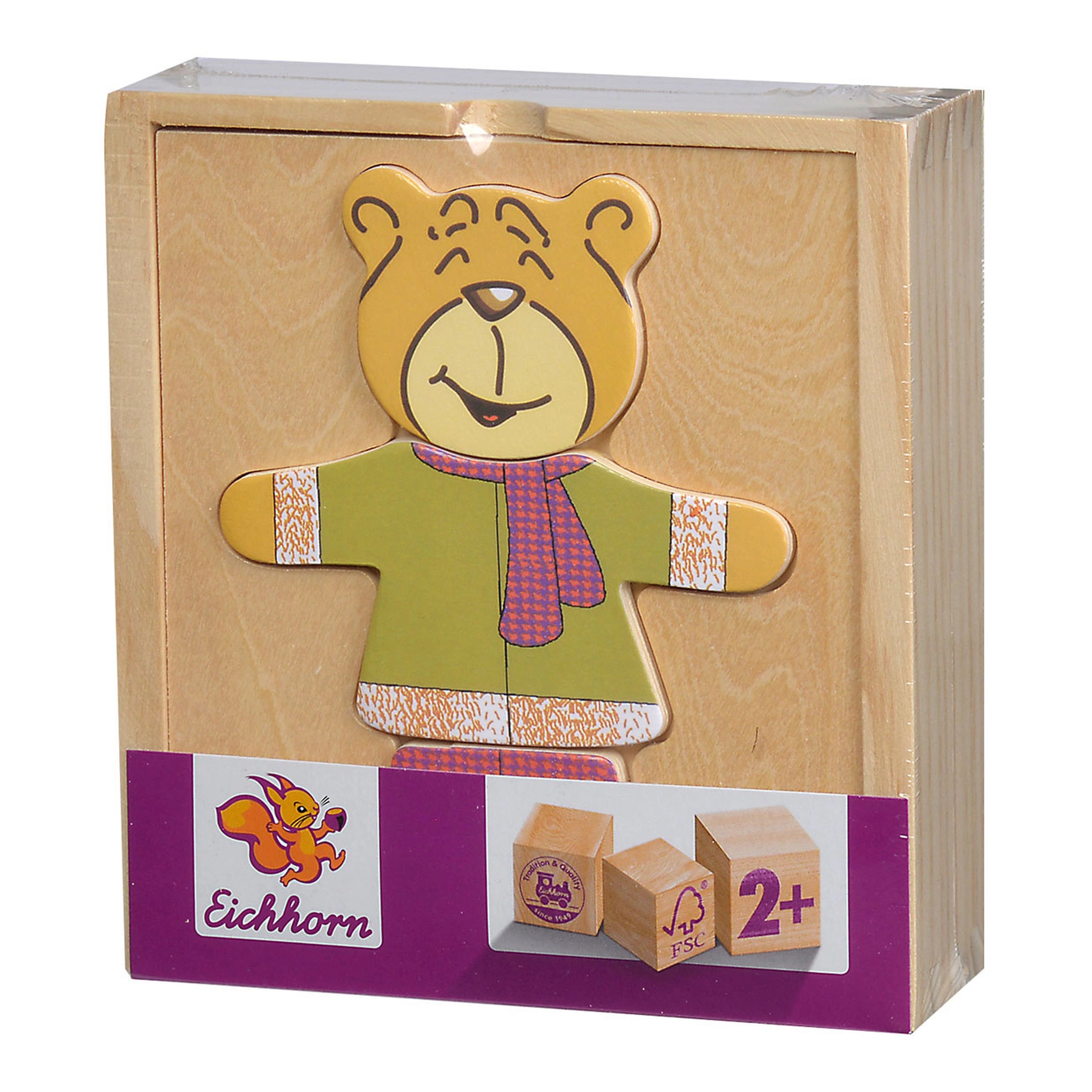 Eichhorn Wooden Puzzle Bear 20 Pcs - Puzzles