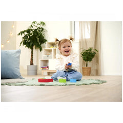 Eichhorn - Arc-en-ciel empilable en bois - 8 pièces - Jouets d'activité pour bébé - Jouets d'activité pour bébé