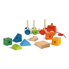 Eichhorn - Wooden Train - 11 Pcs - Push & Pull Toys - Push & Pull Toys