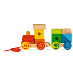 Eichhorn - Wooden Train - 11 Pcs - Push & Pull Toys - Push & Pull Toys
