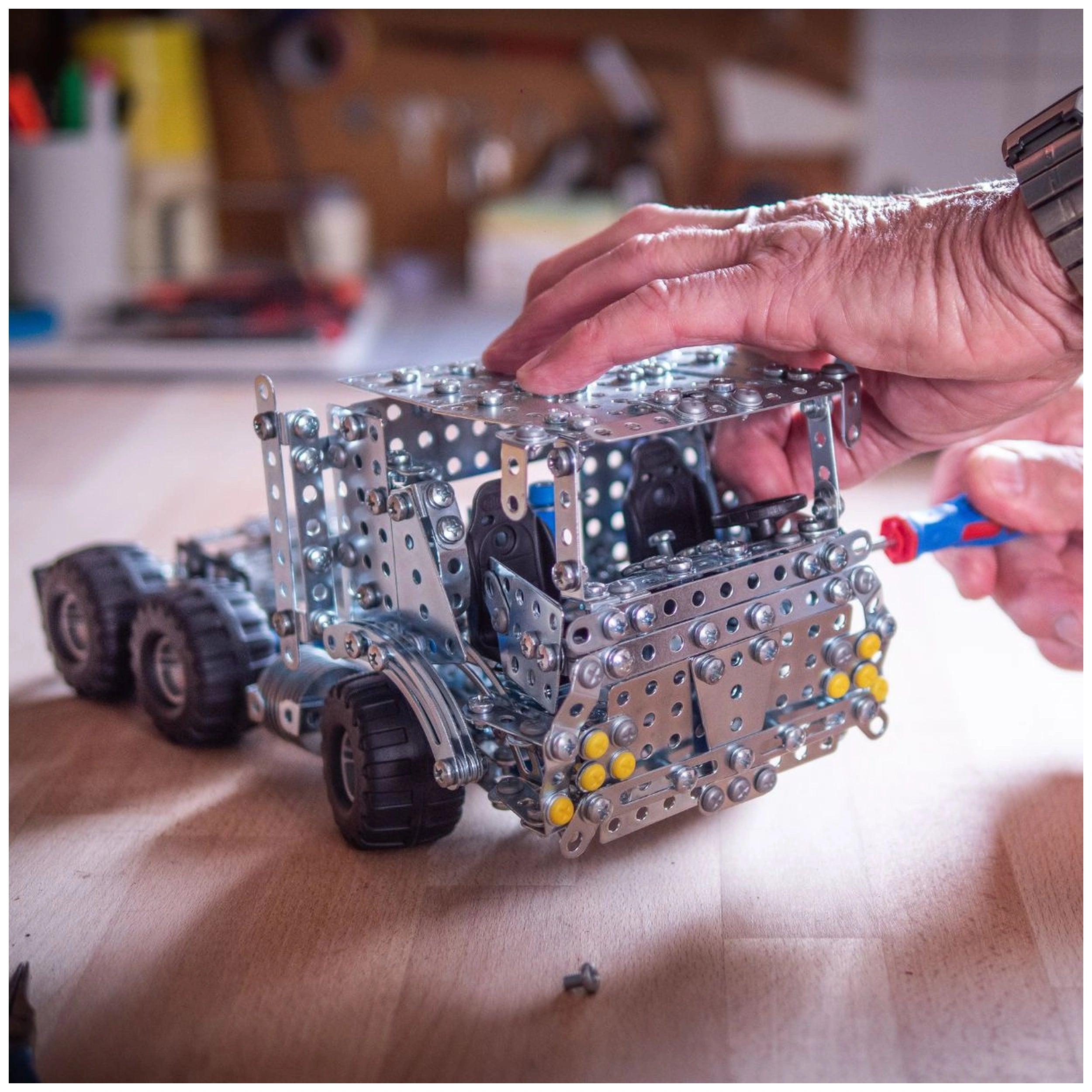 Eitech - Camion avec plateau bas - Jouets de construction