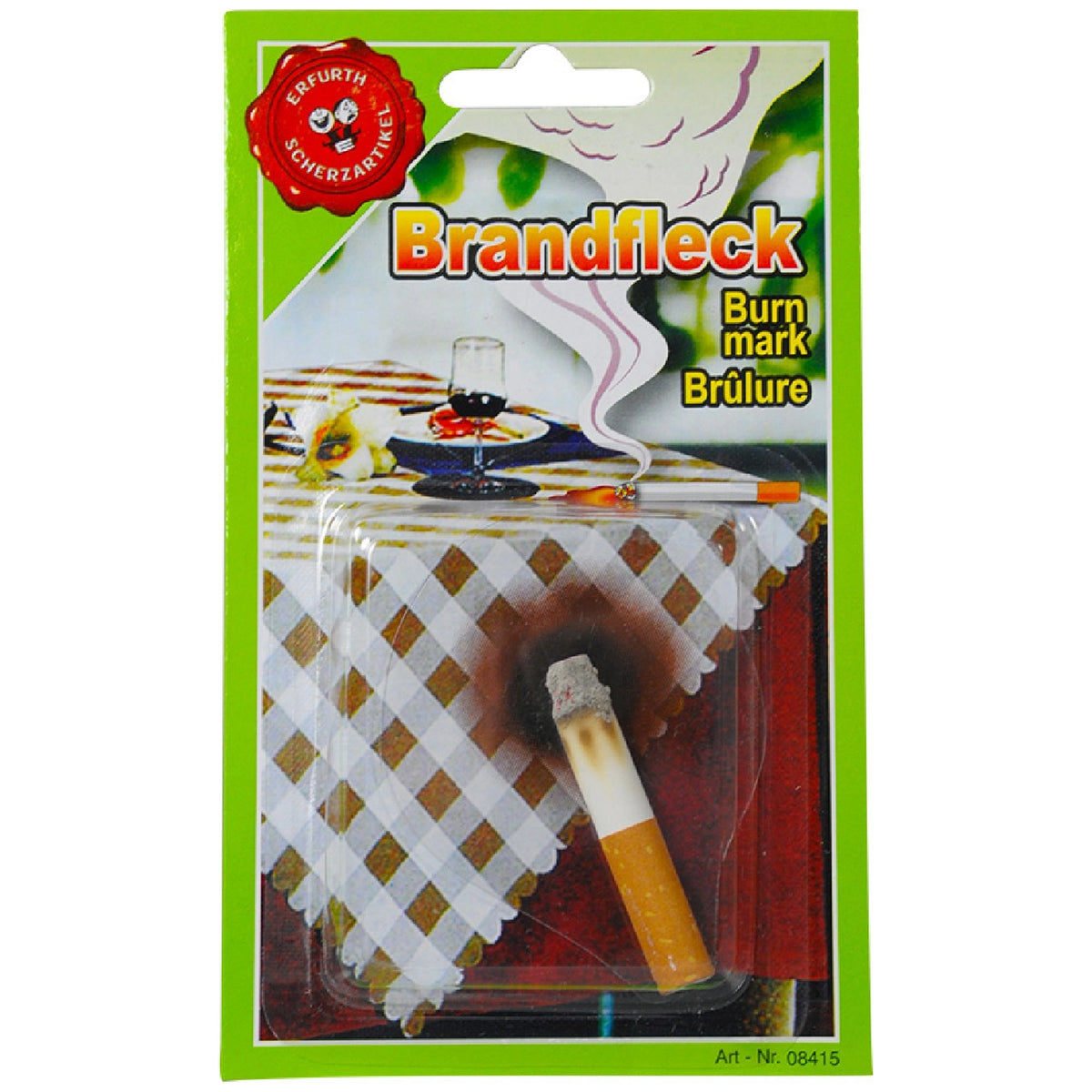 Erfurth - Blague de Brûlure de Cigarette Fausse - Professions Imaginaires et Jeux de Rôle