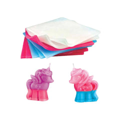 FUNLAB - Loisirs créatifs - Kit de fabrication de bougies licorne 3D - Créatif - 8 Ans