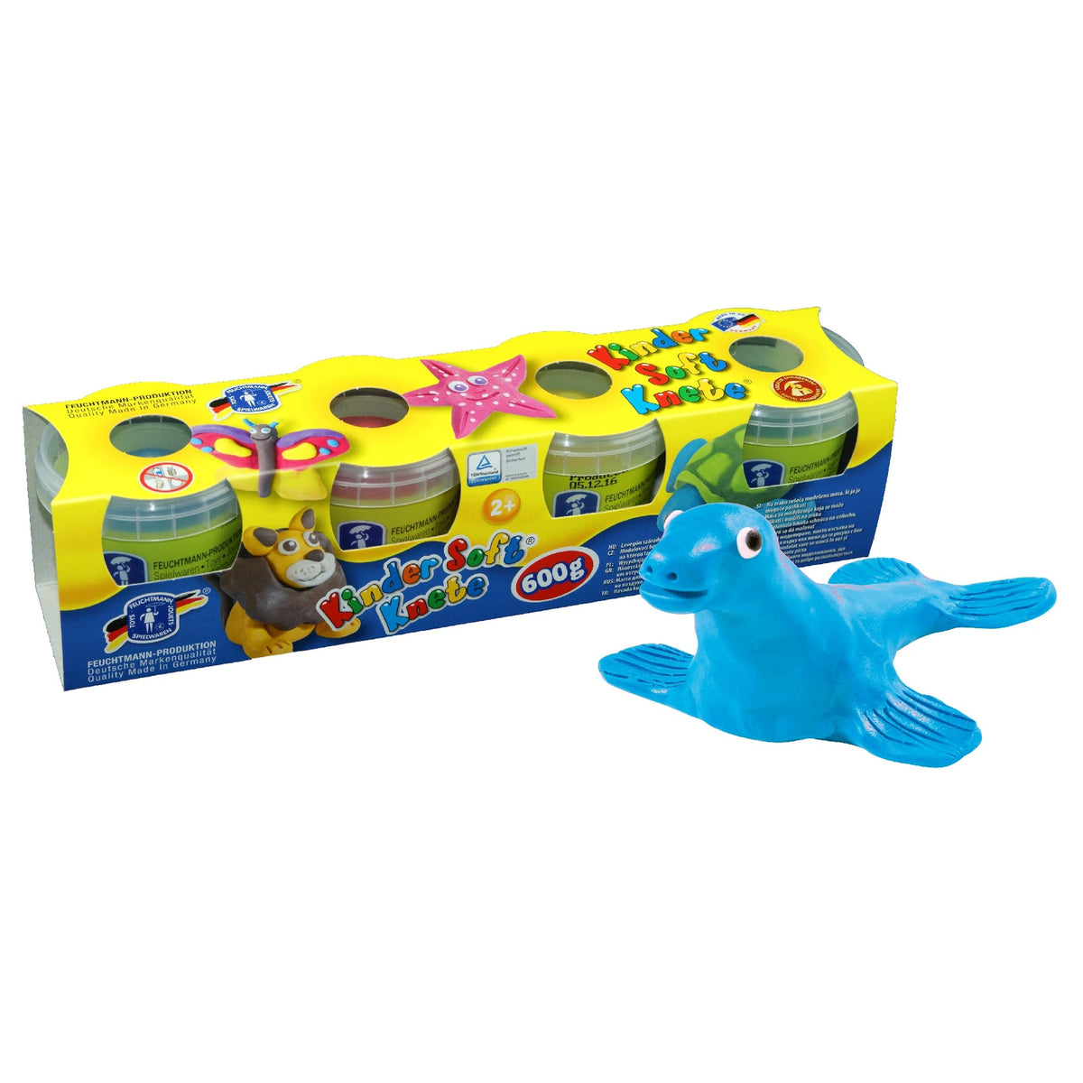 Feuchtmann - Basic Modelling Dough 4 Csans Pack 4 X 150 Gr - Clay & Modeling Dough