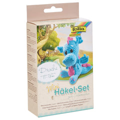 Folia - Mini Crochet Kit - Blue Dragon - Arts & Crafts
